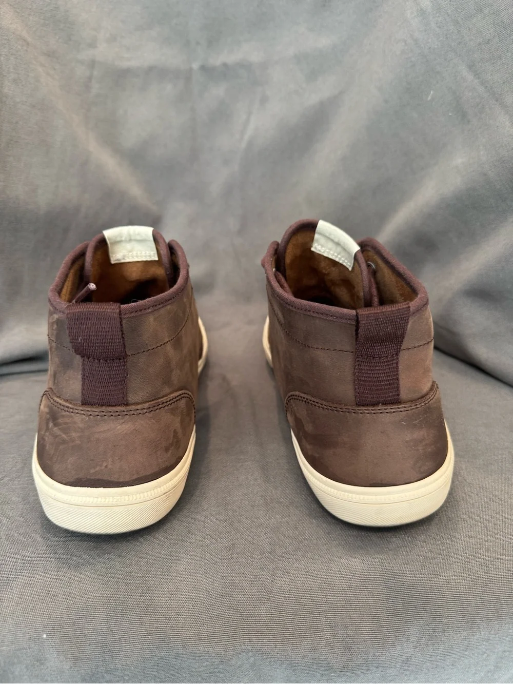 Toms Men's Dark Brown Chukka Boots with Cream Soles
